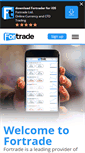 Mobile Screenshot of fortrade.com